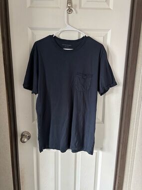 Outerknown Men's Navy Pocket Short-Sleeve Tee